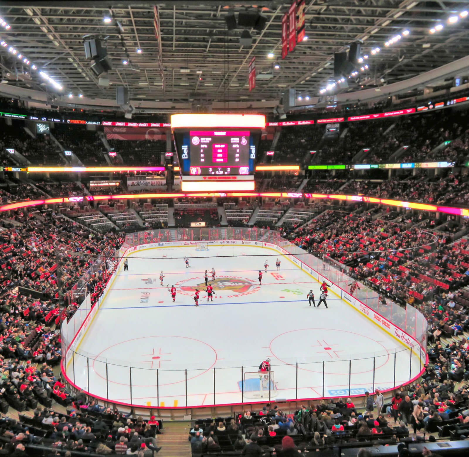 Game Day Trips Canadian Tire Centre